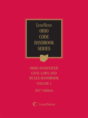 cover image of Ohio Annotated Civil Laws and Rules Handbook